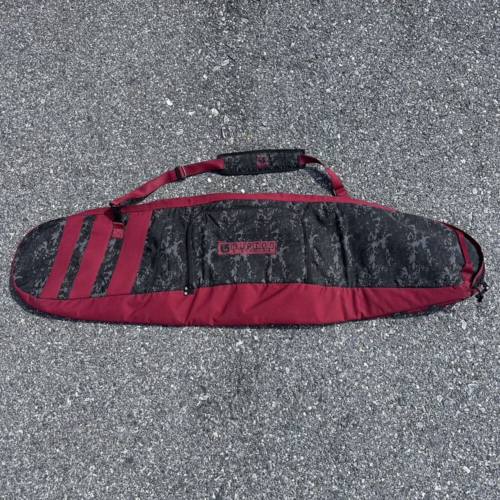Burton 156 Snowboard Bag Travel Case Black Shoulder Strap Carry Cover 61” x 12”